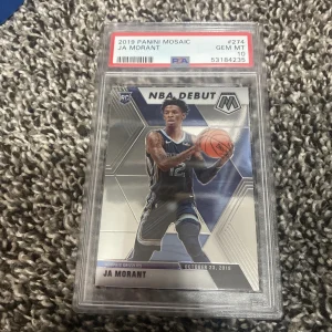 2019-20 MOSAIC Basketball ~ #274 Ja Morant PSA 10 Gem Mint NBA DEBUT
