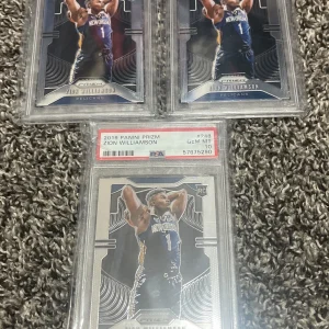 ZION WILLIAMSON 2019 Panini Prizm 248 RC Rookie PSA 10 Lot of 3
