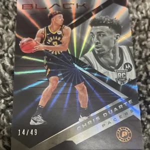 2021-22 Panini Black Basketball Chris Duarte 14/49 Rookie Card