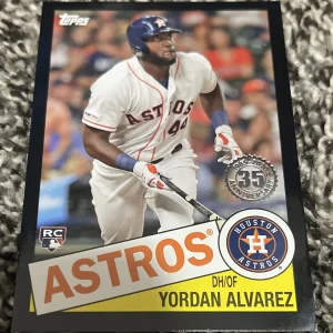 Yordan Alvarez 2020 Topps 1985 Black 35th Anniversary 3/299 RC ROOKIE #50
