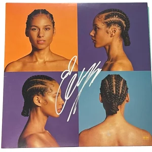 ALICIA KEYS SIGNED ALICIA ALBUM VINYL AUTHENTIC AUTOGRAPH BECKETT BECKETT
