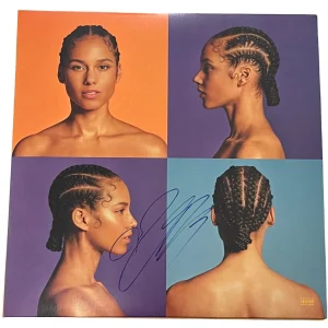ALICIA KEYS SIGNED ALICIA ALBUM VINYL AUTHENTIC AUTOGRAPH BECKETT BECKETT
