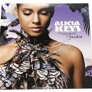 ALICIA KEYS SIGNED ALICIA ALBUM VINYL AUTHENTIC AUTOGRAPH BECKETT BECKETT
