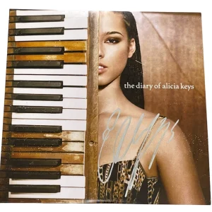 ALICIA KEYS SIGNED THE DIARY OF ALICIA KEYS ALBUM VINYL AUTOGRAPH BECKETT
