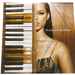 ALICIA KEYS SIGNED THE DIARY OF ALICIA KEYS ALBUM VINYL AUTOGRAPH BECKETT
