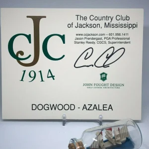 Cameron Champ signed Jackson Mississippi Scorecard JSA COA Masters Golfer Z162