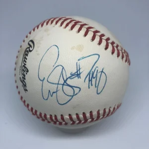 Umpire Eric Gregg signed Rawlings ONL baseball JSA COA d.2006 tough rare A213
