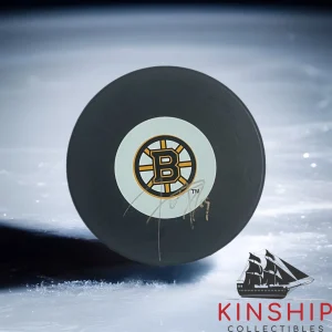 Tyler Seguin signed Bruins Logo Hockey Puck JSA COA Stars Vintage Auto A1310
