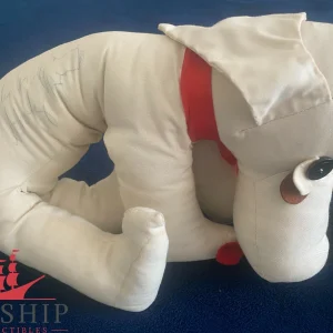 Charles Schulz signed Snoopy Stuffed Animal JSA LOA Inscribed Sketch RARE Z456
