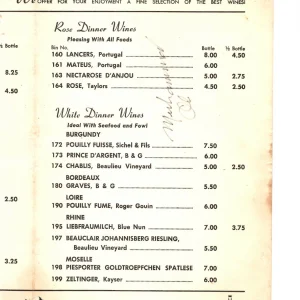 Muhammad Ali signed Menu JSA LOA Vintage In Person Auto Boxing HOF Rare K12
