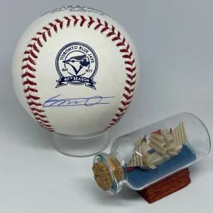 Vladimir Guerrero Jr signed Rawlings Blue Jays Logo Baseball JSA COA Auto A49