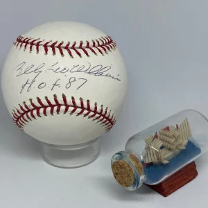 Billy Williams signed Rawlings OML Baseball JSA Full Name Inscribed Auto A2380