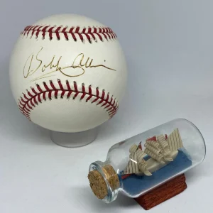 Bobby Allison signed Rawlings Baseball JSA COA Nascar Driver Auto Rare A2420
