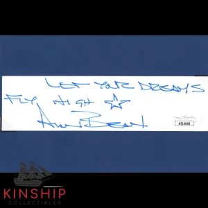 Alan Bean signed Cut JSA COA Inscribed Auto Moonwalker Bold Apollo 12 Z1018
