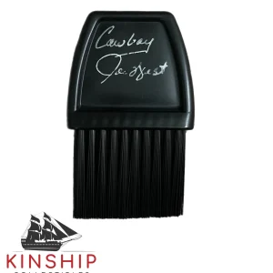 Joe West signed Umpire Brush JSA COA Rare Auto Inscribed Cowboy HOF ZQTY
