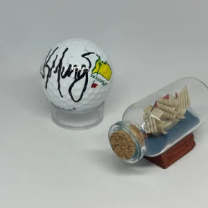 Sebastian Munoz signed Masters Logo Golf Ball JSA COA Presidents Cup Auto A2558
