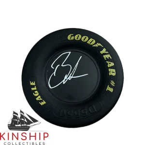 Bubba Wallace signed Goodyear Mini Tire JSA COA Nascar Auto Rare T1
