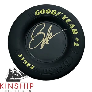 Bubba Wallace signed Goodyear Mini Tire JSA COA Nascar Auto Rare T6
