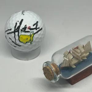 Cameron Cam Smith signed Masters Logo Golf Ball JSA COA LIV Auto A2665