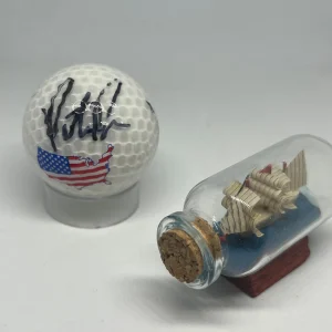 Patrick Reed signed USA Flag Logo Golf Ball JSA COA PGA Masters Winner A2667
