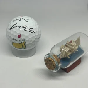 Si Woo Kim signed Masters Logo Golf Ball JSA COA Rare PGA Golfer Auto A2675
