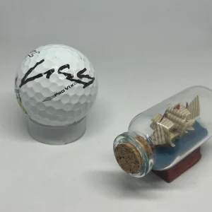 Si Woo Kim signed Masters Logo Golf Ball JSA COA Rare PGA Golfer Auto A2676
