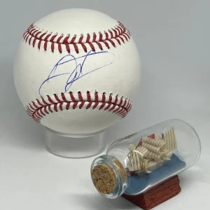 Dale Earnhardt Jr signed Rawlings OML Baseball JSA COA Nascar Auto Rare A2662
