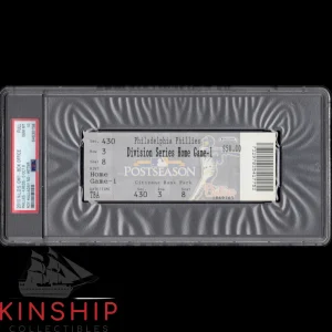 2010 NLDS Game 1 Box Office Ticket PSA 10 Slabbed Roy Halladay No Hitter C1187
