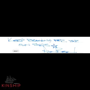 Alan Bean signed Cut JSA COA Inscribed Apollo 12 Moonwalker Auto Z1091
