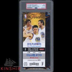 2016 NBA Finals Game 7 Ticket PSA DNA Graded Gem 10 Lebron James The Block C1217
