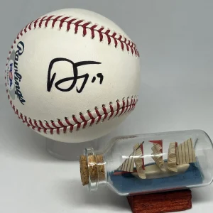 Adam Thielen signed Rawlings OML Baseball PSA DNA Vikings Football Auto A2765
