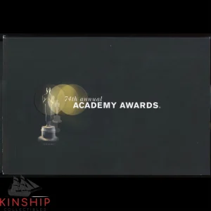 74th Academy Awards Programs Oscars Rare Denzel Washington March 24 2002 Z1180
