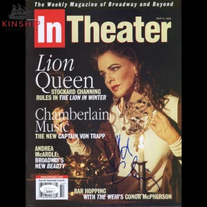 Stockard Channing signed In Theater Magazine JSA COA Auto Bold E171