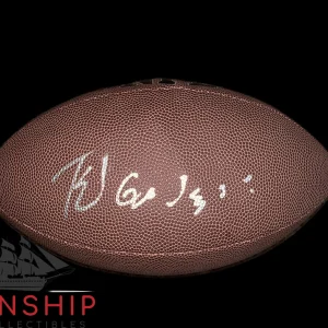 Travis Entienne signed Football JSA COA Inscribed Go Jags Rare Auto A2795