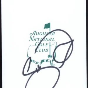 Jason Day signed Augusta Masters Scorecard JSA COA Bold Auto PGA Z1264
