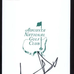 Cameron Cam Davis signed Masters Scorecard JSA COA Augusta Golf Auto Z1275
