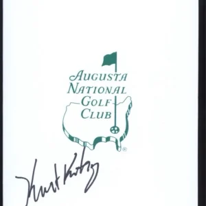 Kurt Kitiyama signed Masters Scorecard JSA COA Augusta Golf Auto Z1278