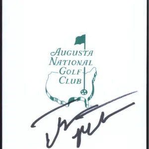 Taylor Montgomery signed Masters Scorecard JSA COA Golf Augusta PGA Auto Z1270