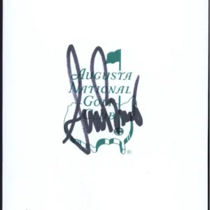 Sam Burns signed Masters Scorecard JSA COA PGA Augusta Golf Auto Z1269
