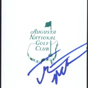 Taylor Montgomery signed Masters Scorecard JSA COA Golf Augusta PGA Auto Z1272