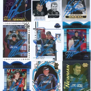 Ryan Newman signed Trading Card Lot Nascar Auto Assorted (9 total) LOT 2
