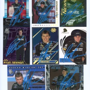 Ryan Newman signed Trading Card Lot Nascar Auto Assorted (8 total) LOT 3
