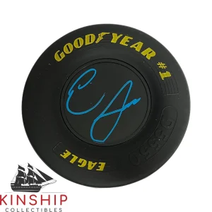 Erik Jones signed Goodyear Mini Tire JSA COA Nascar Auto Rare T27
