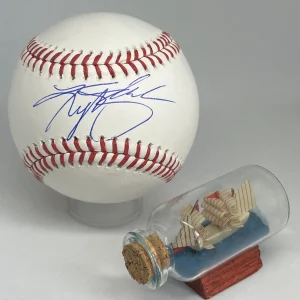 Kyle Busch signed Rawlings OML Baseball JSA COA Nascar Racing Auto A2865