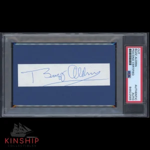 Buzz Aldrin signed Cut PSA DNA Slabbed Auto Apollo 11 Space Astronaut Bold C1838