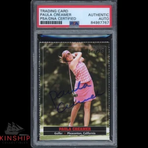 Paula Creamer signed 2005 SI for Kids Rookie Card PSA DNA Slab Golf Auto C1928
