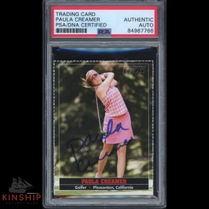 Paula Creamer signed 2005 SI for Kids Rookie Card PSA DNA Slab Golf Auto C1942
