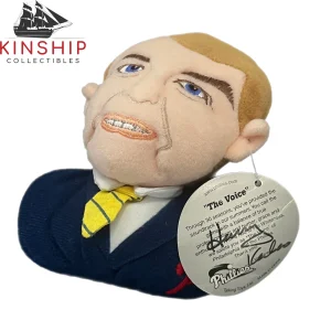 Broadcaster Harry Kalas signed Stadium Giveaway Doll JSA Phillies HOF Auto Z1353