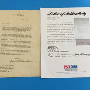 William Howard Taft 27nd President Signed Auto White House Letter PSA/DNA COA
