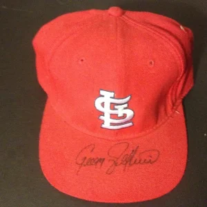 Gregg Jefferies Cardinals Signed Auto Brand New Cardinals Hat